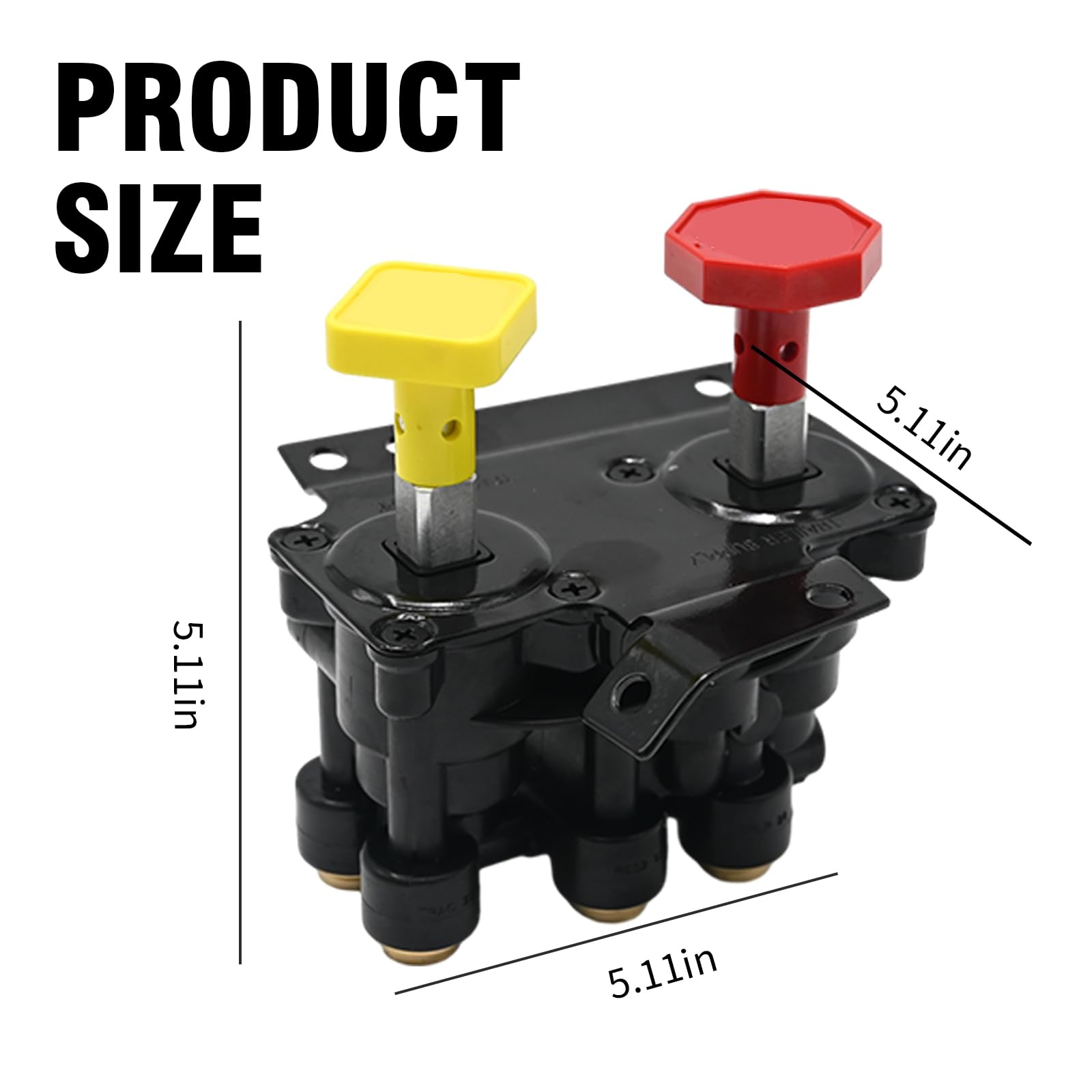 Proportioning Valve Haldex KN20619 Dual Manifold Dash Valve