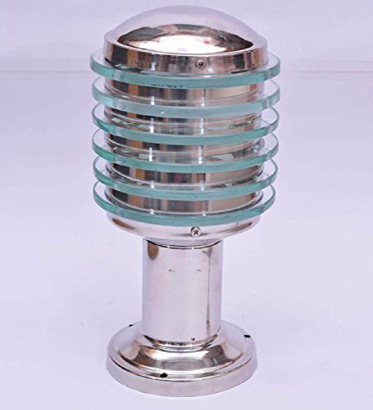 IncandescentIce Cube Round Outdoor Lamp Metal and Acrylic Glass Landscape Pillar Gate Pole and Garden Light Water Proof and Dust Proof Lamp Steel Color-image-37