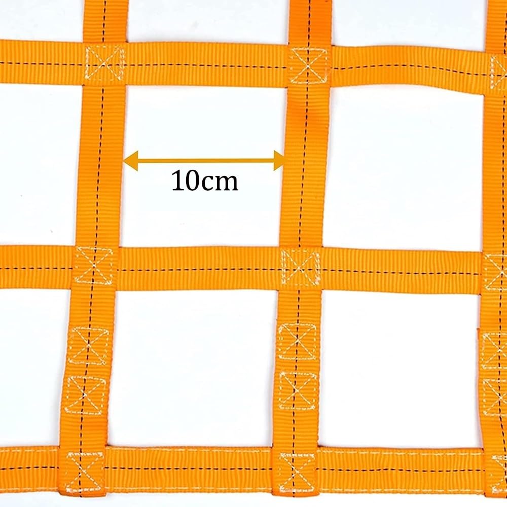 Robustes Schlingennetz & Ladungsabsperrnetz, 1 Tonne Hubkapazität, industrielles Nylon-Netz für vertikales Heben, Ladungssicherung, Transport