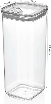 Vip Ahmet Pratik Kare Saklama Kabı, 3X1700 Ml