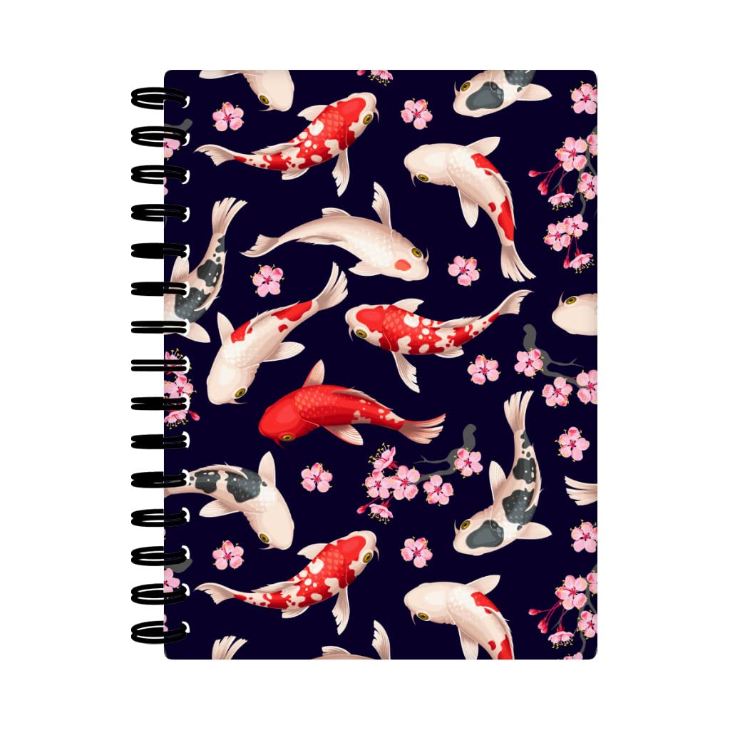 Koi Fish Spiral Notebook Japanese Notebook Cute Notebook Amazon