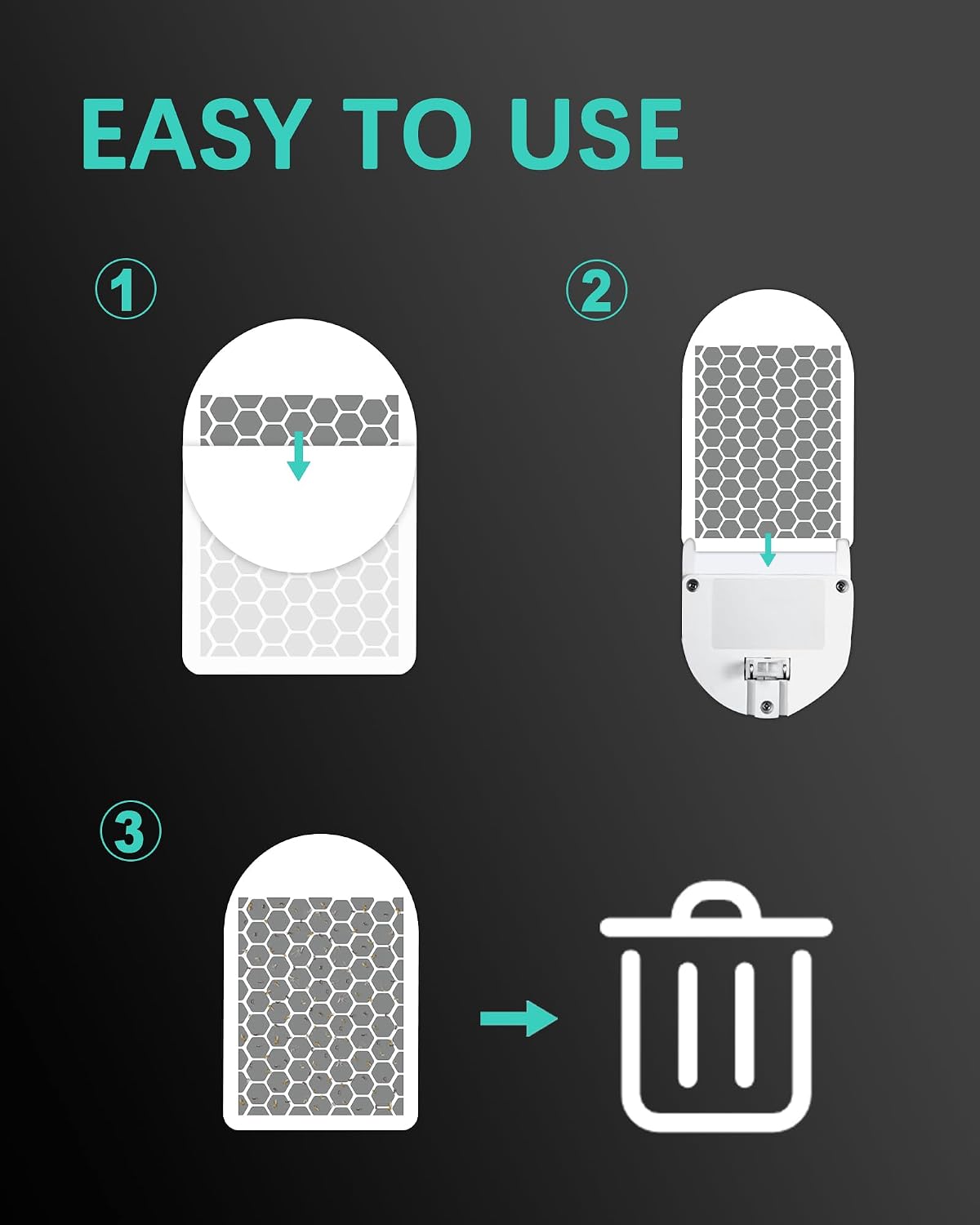 Step-by-step guide for installing the refill glue card