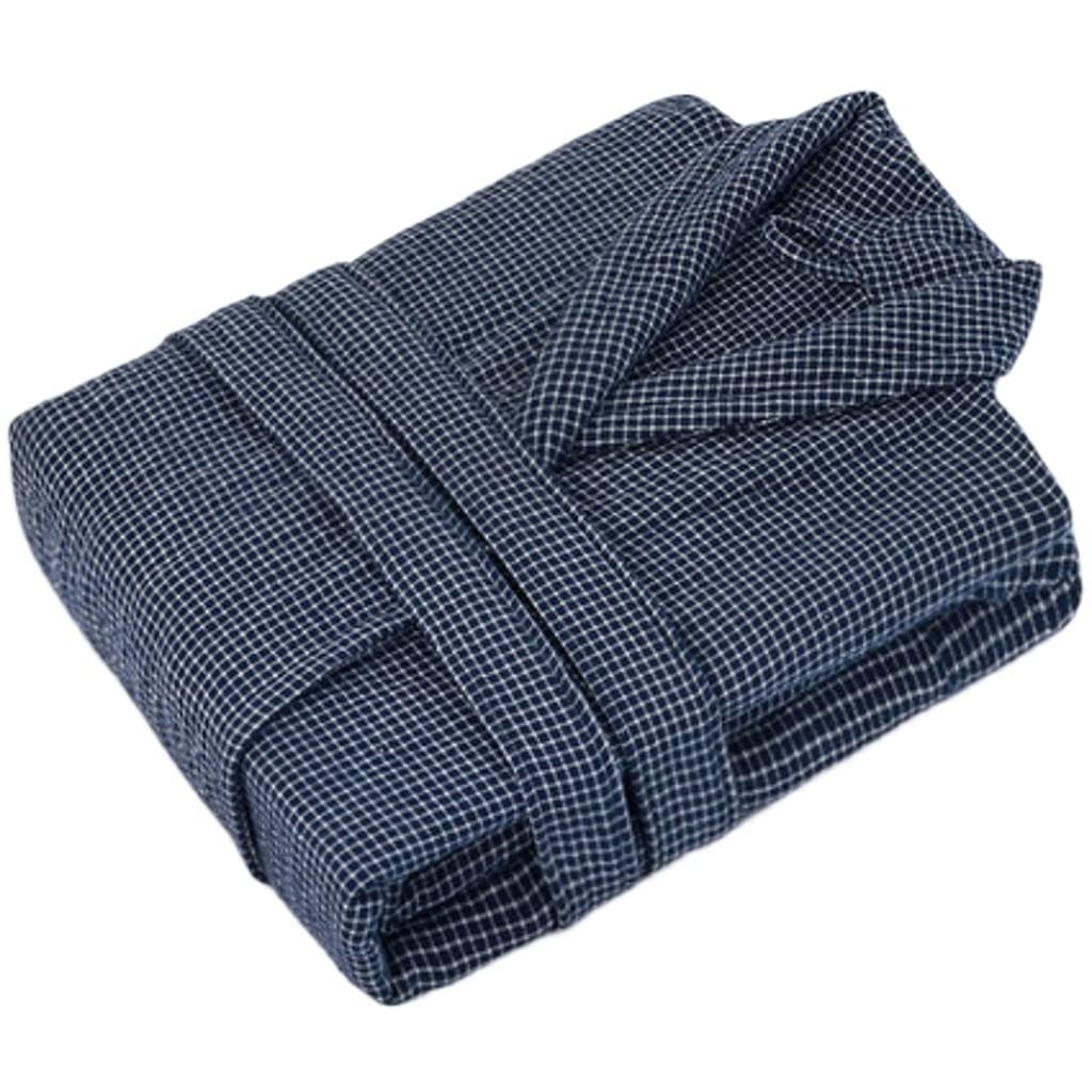 Peignoir De Bain Homme Ample - Coton Doux, Ceinture, Pour Maison, Spa, Piscine
