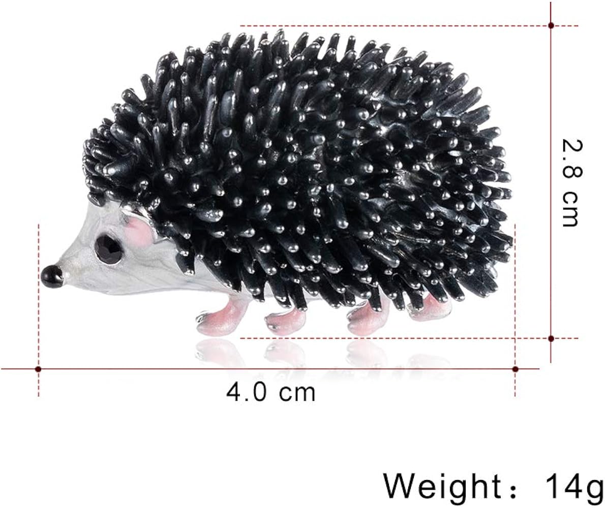 Cute Hedgehog Brooch Pin - Enamel Cartoon Animal Lapel Pin For Women, Gift For Birthday Or Christmas