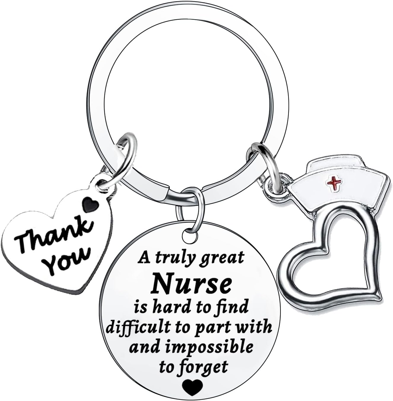 Nurse Gifts Nurses Keychain Appreciation Nurses Keyring Thank You Presents A Truly Great Nurse Is Hard To Find Keychain