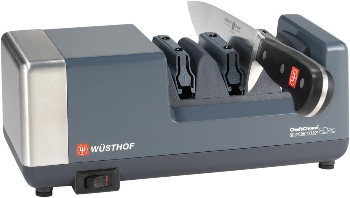 Wusthof PEtec Electric Sharpener, Gray