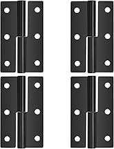 Pack of 4 Door Hinges, Removable Hinge, Lifting Hinges, 62 x 37 x 1.5 mm, Removable Door Hinges Foldable, Removable Hinges for Indoor, Exterior Doors, Furniture, Industrial Cabinets
