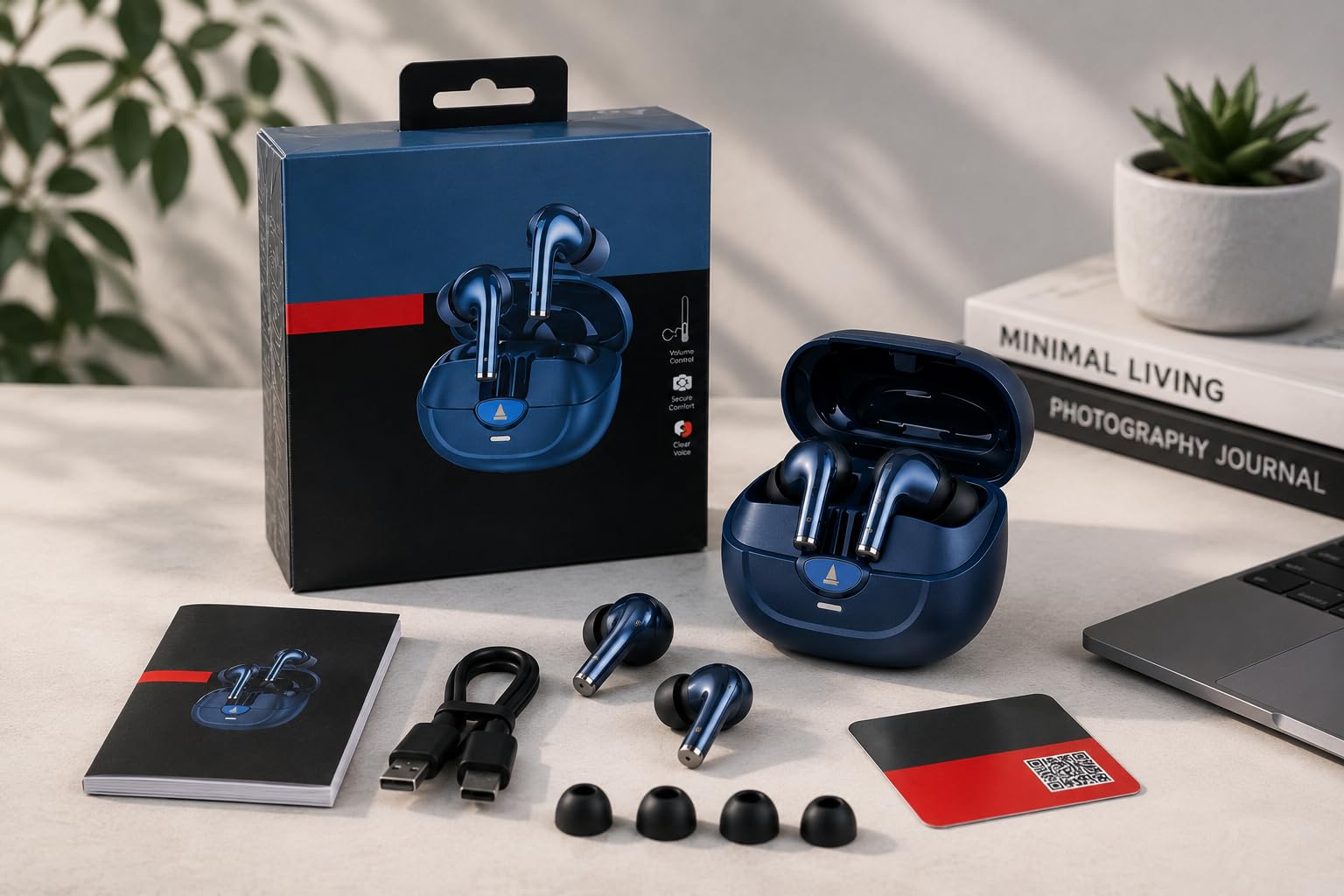 Authentic Type Text 701 TWS Earbuds, Hybrid Active Noise Cancellation 46dB, 50 Hrs Playtime, Five Colour Edition Pack of 1-image-32