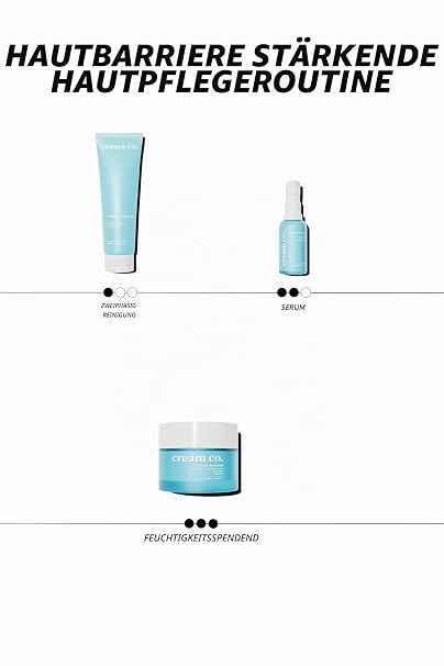 cream co. Cloud Moisturiser with Hyaluron Ceramide & Squalane 50 ml Vegan Moisturiser Sensitive Skin for Men and Women Face Cream Dry Skin Repairs and Smooths Redness on the Face