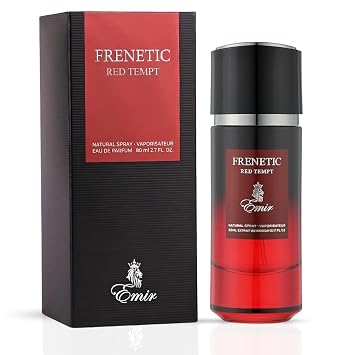 Frenetic Emir 3.4 Fl Oz Eau de Parfum Fragrance EDP Paris Corner Perfumes FRENETIC RED TEMPT