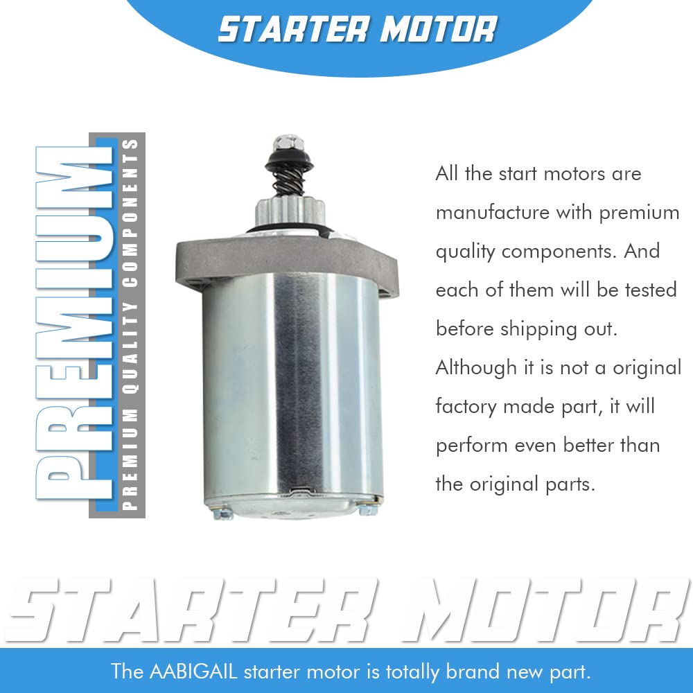 Starter Motor Compatible with Kawasaki FR691V FR730V FH491V FS481V FS541V FS600V FS604V 21163-0749, 21163-0711, 21163-0714, 21163-7035, 21163-7034, 21163-0722, 5954 Z-Force RZT46 LTX1046