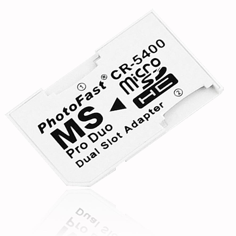 Elegadget Adapter for Micro SD TF to Memory Stick MS Pro Duo Dual Slot