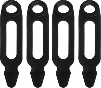 Rubber Snubbers Gun Racks Strap for Pack Rack Knobs for ATV 4 Wheeler for Motorcycles Pack of 4