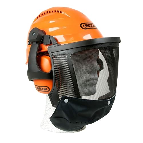Oregon Waipoua Casque de Sécurité pour Tronçonneuse avec Cache-oreilles de