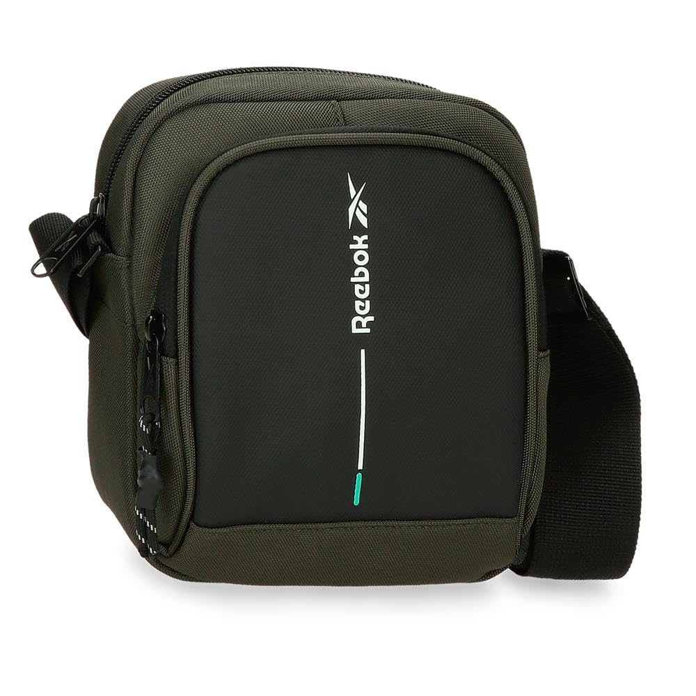 Sac à bandoulière Reebok en polyester compact et résistant vert Houston - 8