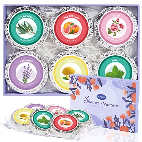 Shower Steamers Aromatherapy 6Pack Organic Shower Bath Bombs for Women ...