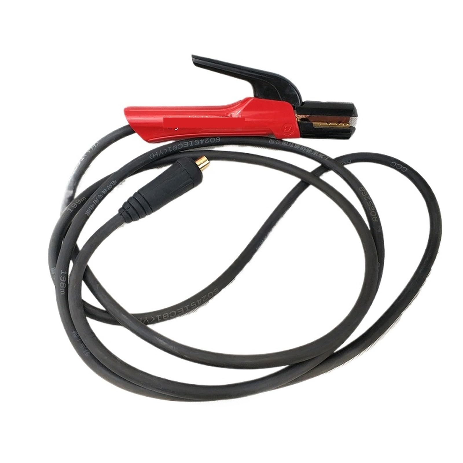 1 x kabel spawalniczy, drut miedziany 16 mm², złącze DKJ35-50, kabel do spawania łukowego 160/200/250 A do spawania łukowego/MMA