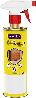 Asian Paints Woodtech Termishield Spray, DIY Termite Killer, 1L Trigger Spray, Clear
