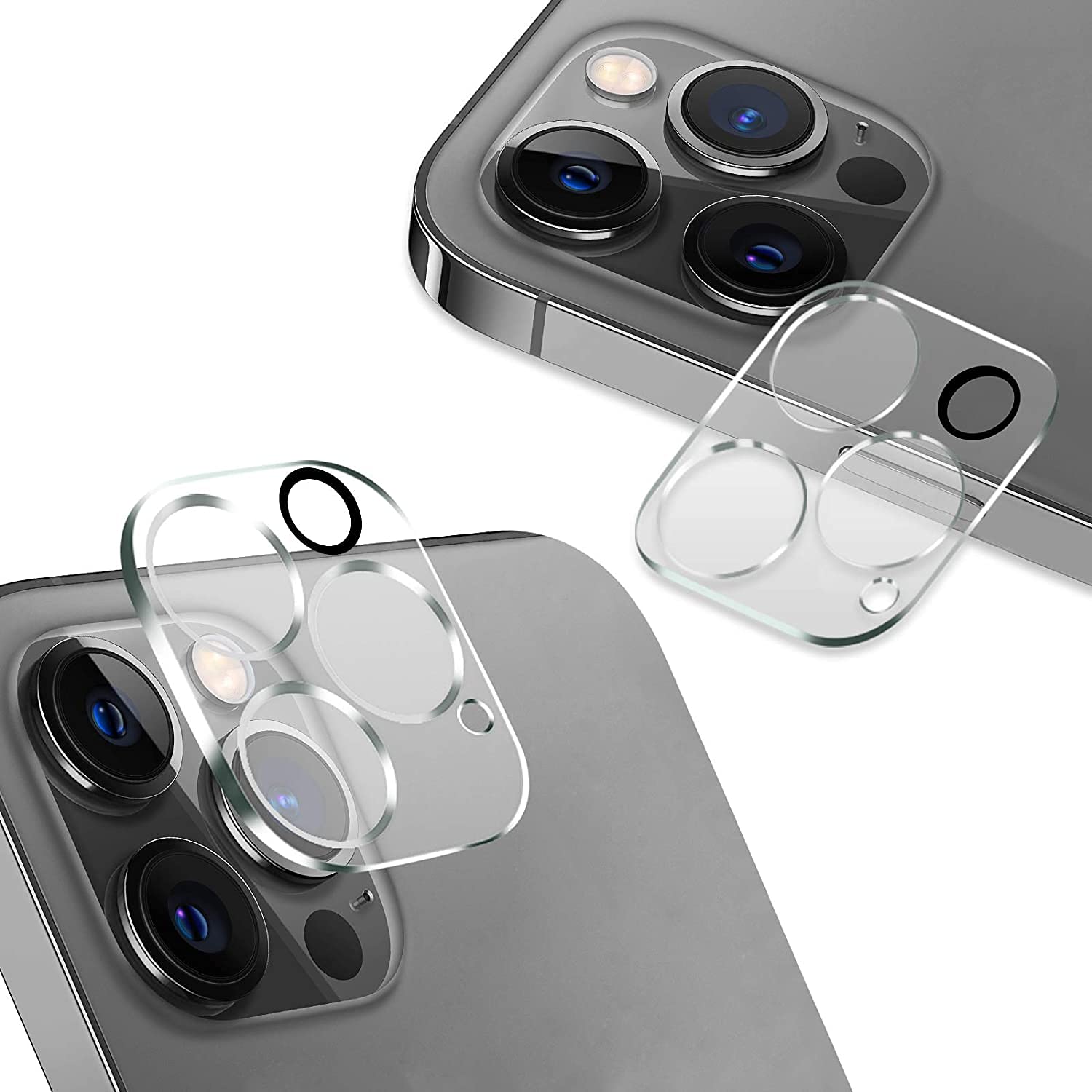 Tempered Glass Camera Lens Protector for iPhone 12 Pro Max