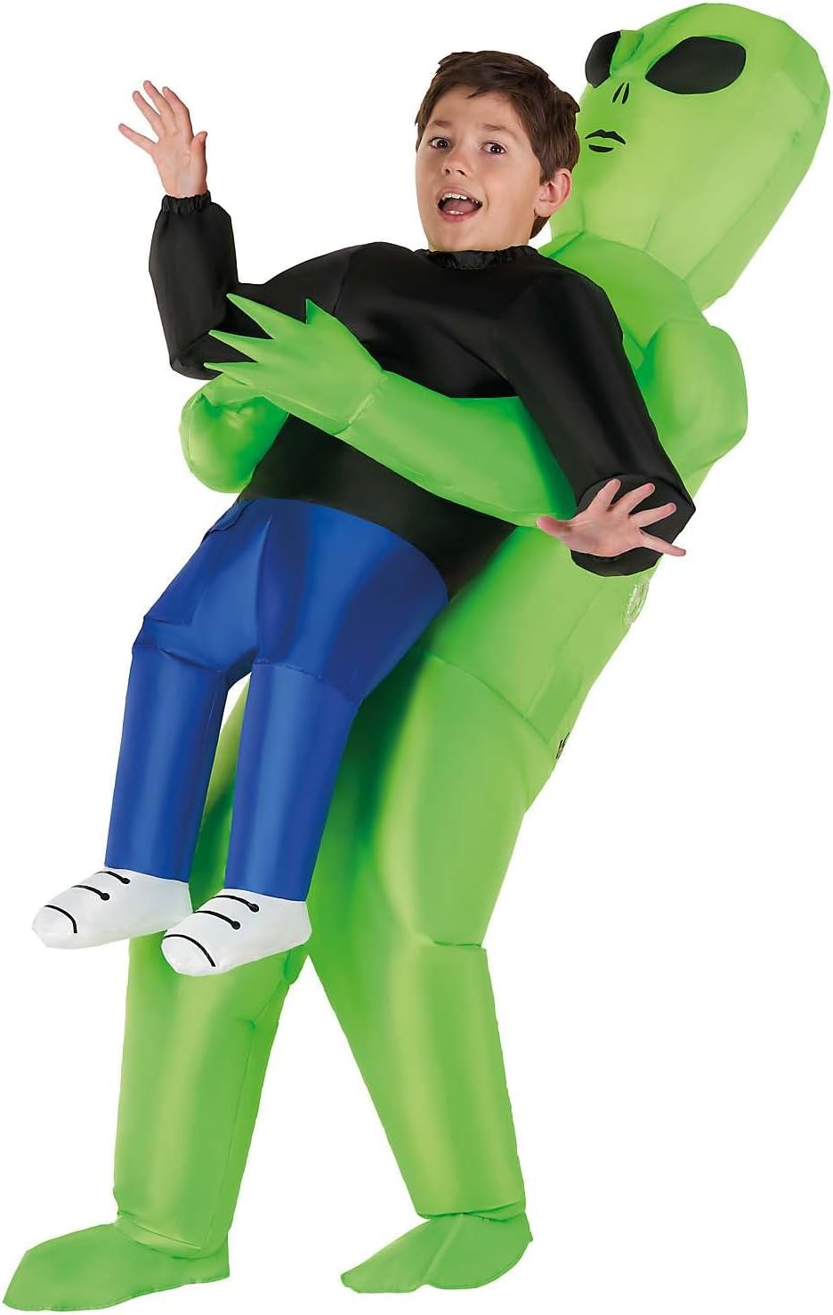 Spirit Halloween Kids Inflatable Alien Abduction Costume