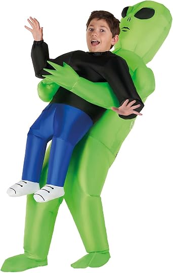 Spirit Halloween Kids Inflatable Alien Abduction Costume