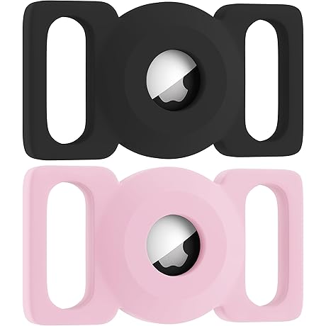 2 Pack Airtag Dog Collar Holder for Cats