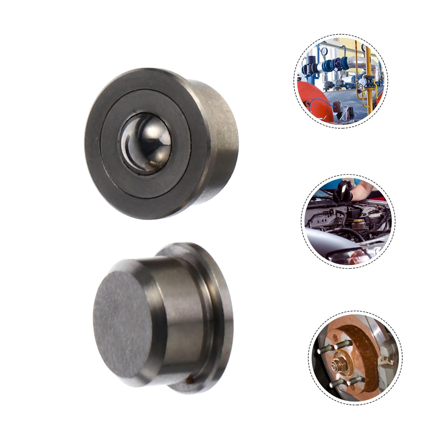 Stainless Steel Ball Transfer Unit 2pcs Set for Machinery