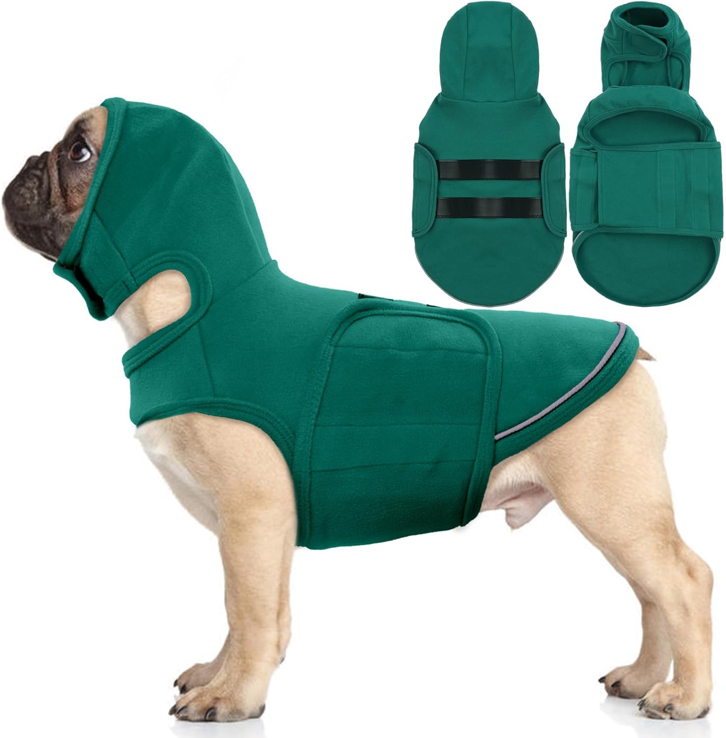 Lelepet Dog Calming Hoodie Dog Anxiety Shirt with Dog Ear