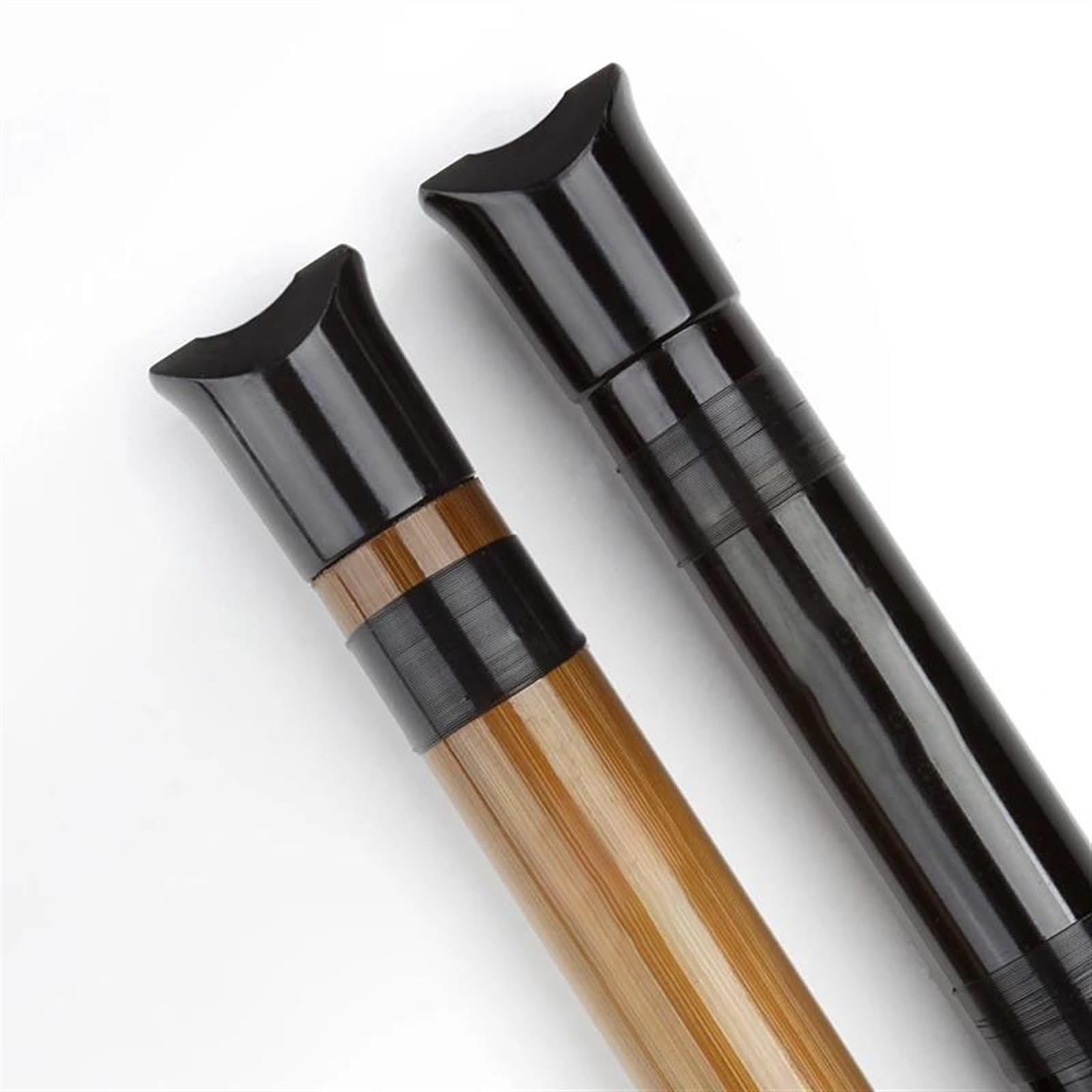 D-Taste 5-Loch selbstgemachte vertikale Bambusflöte Holzblasinstrument Shakuhachi mit Tasche Professional Spielen Bambusflöte (Color : Bk2)