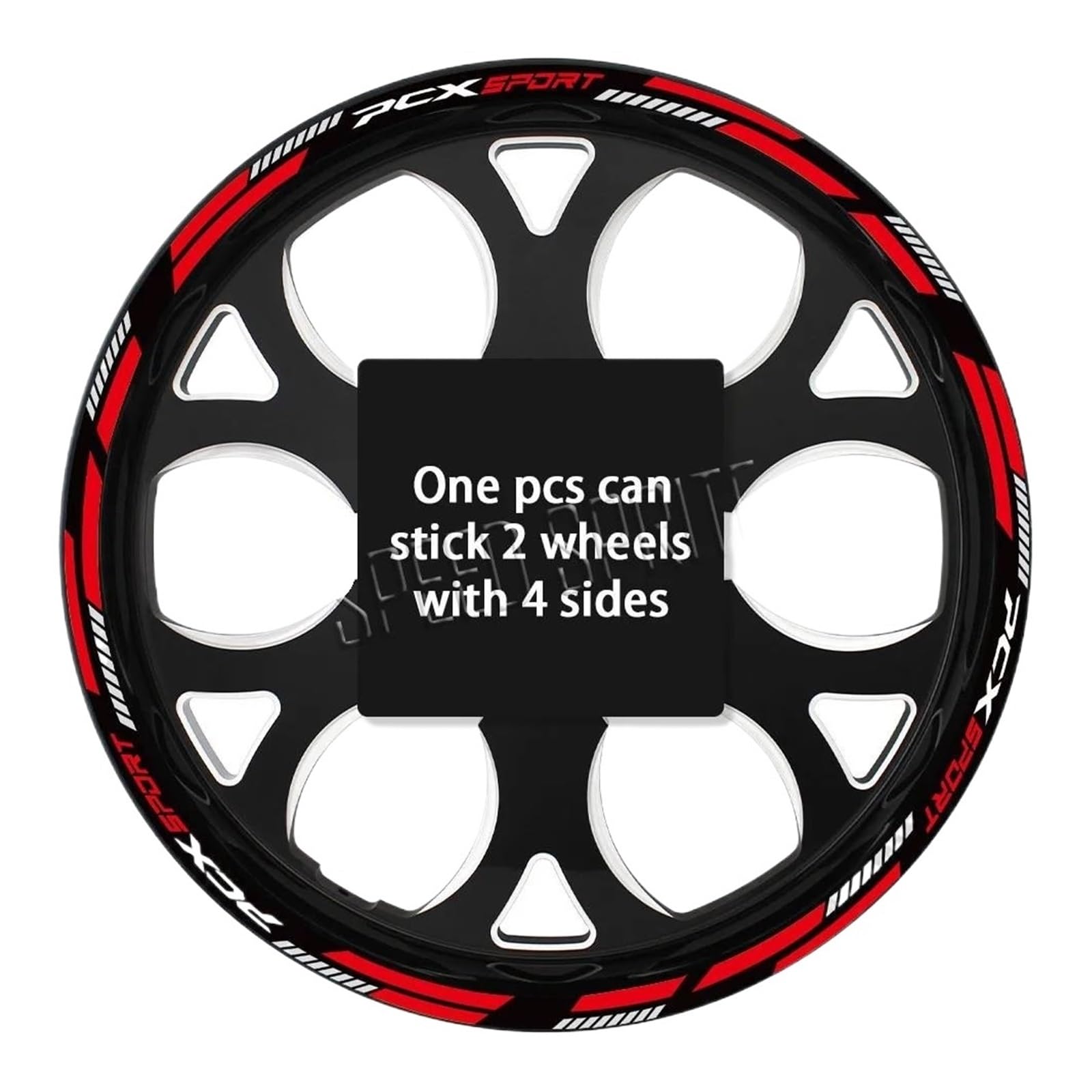 For PCX125 Pcx 125 PCX150 Pcx 150 Reflective Accessories Wheel Stickers Hub Decals Rim Stripe Tape