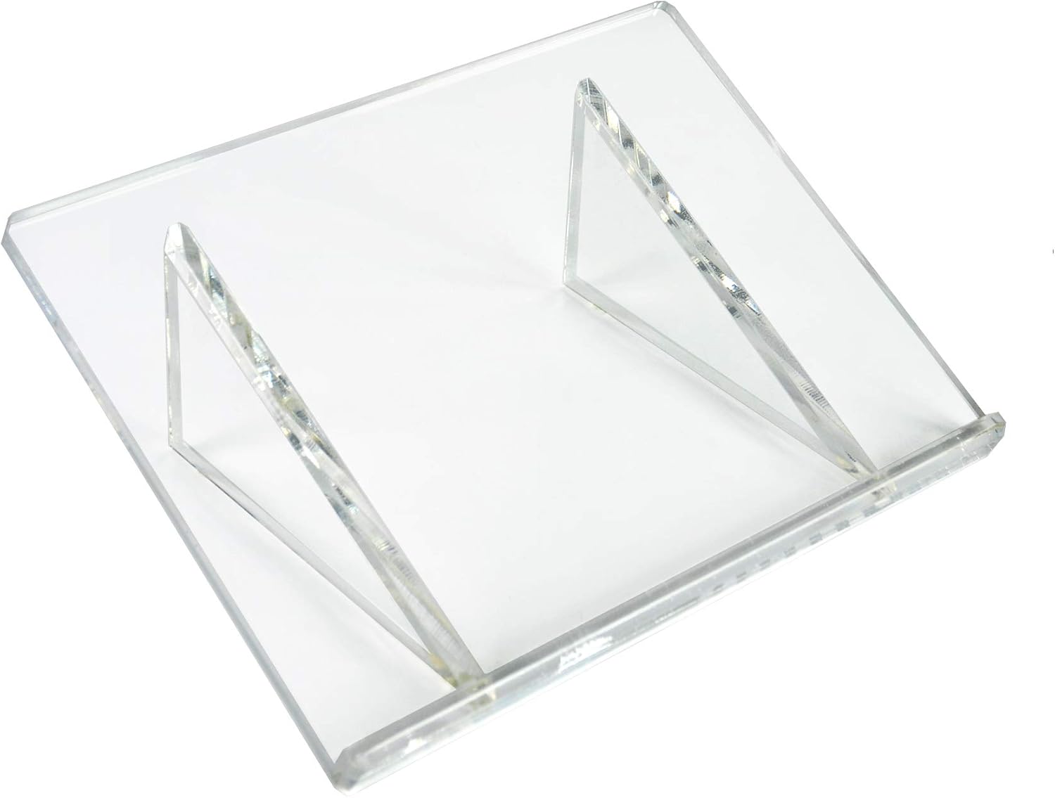 Azar Displays - 515500 - Deluxe Acrylic Book Stand Holder 1/2 Thick, Size: 18W x 12D x 5H