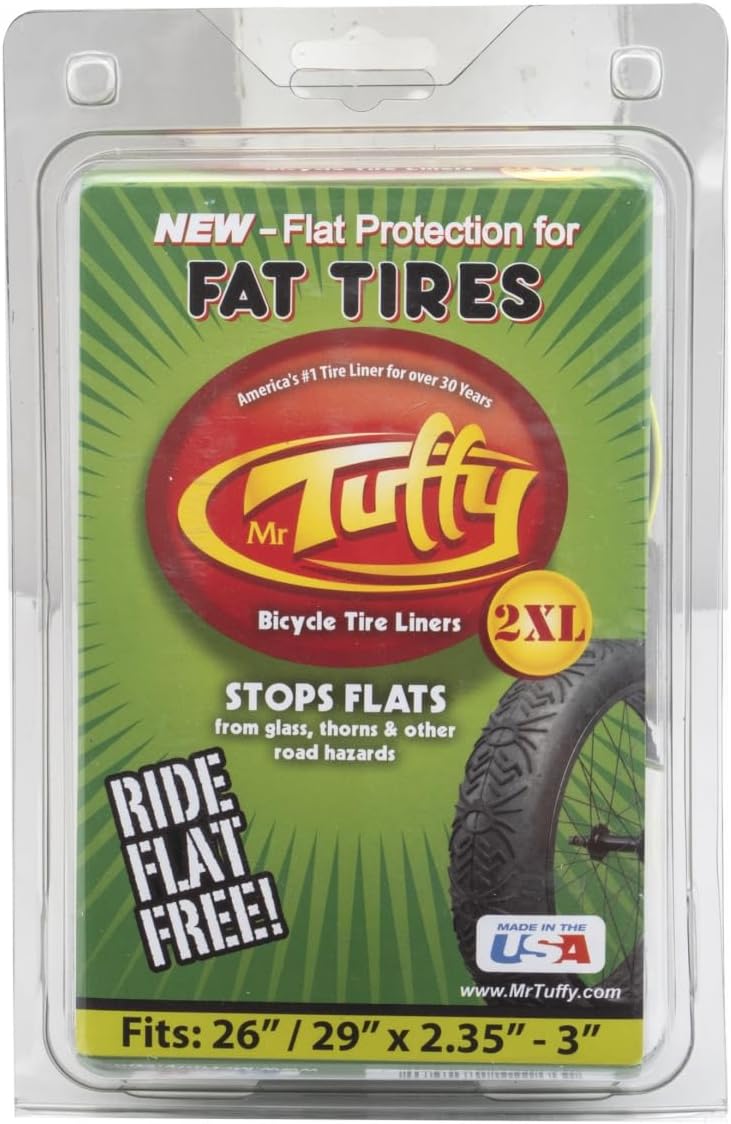 Fat Bike Tires Flat Protector Tube Liner Mr Tuffy 4XL Fat Tire