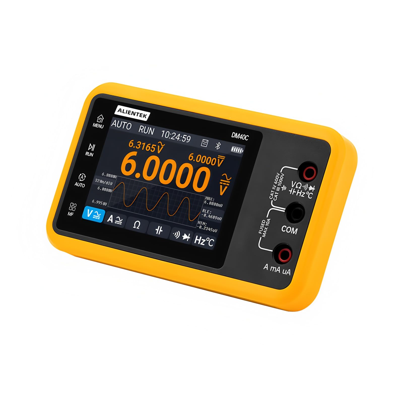 Dm40 3-in-1 Multimeter Oszilloskop Signalgenerator 50m Abtastrate AC/DC Spannung Diode Handheld Digitales Automobilwerkzeug (DM40B KitIII)