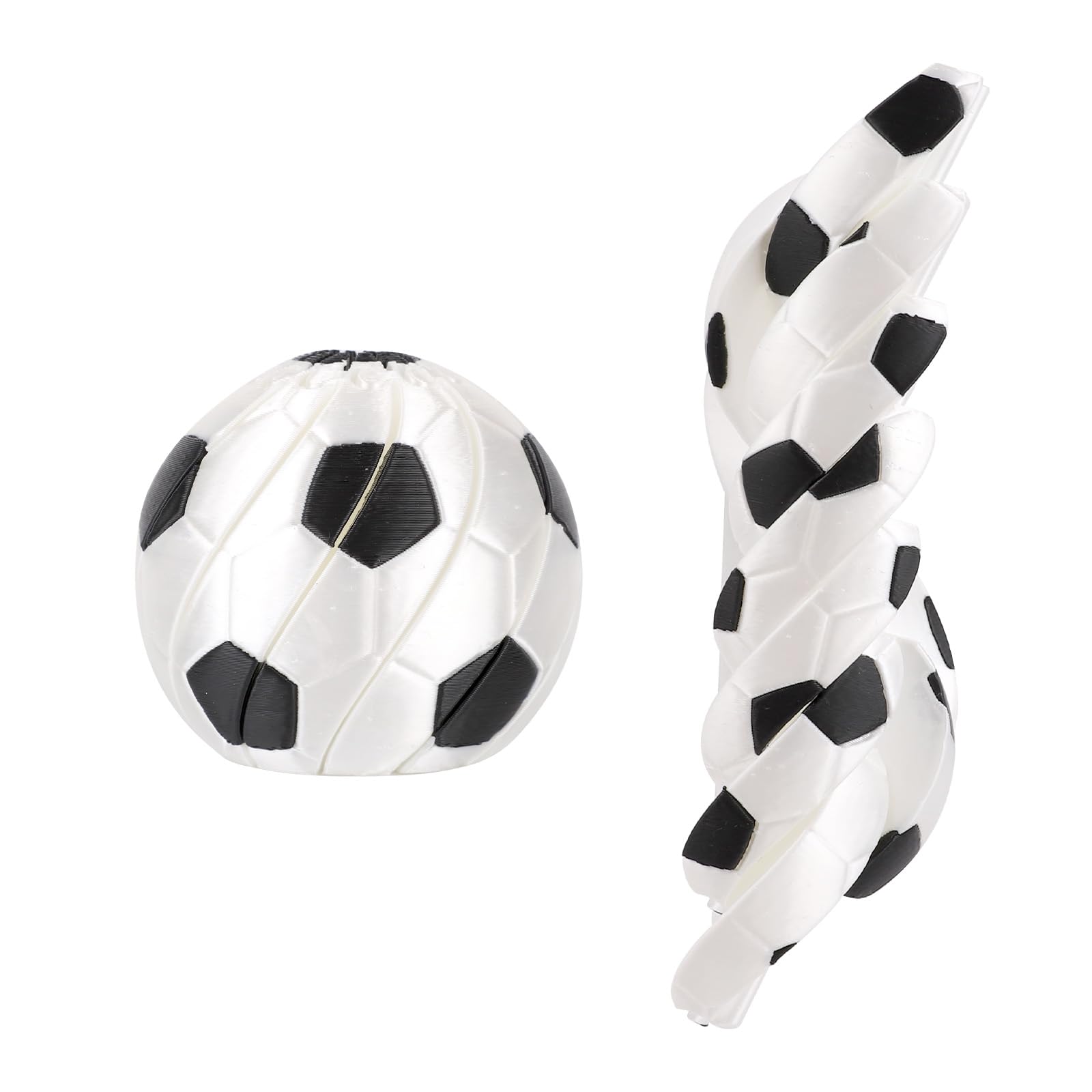 XIHIRCD Soccer Fidget Ball Toy, 3D Twist and Turn Desk Fidget Ball
