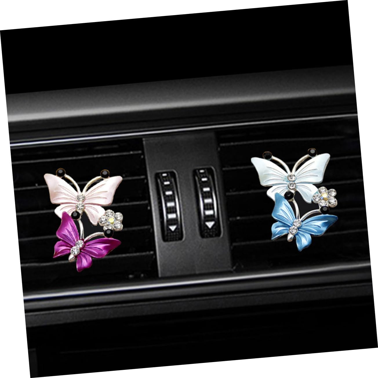 SOLUSTRE 2pcs Car Air Vent Perfume Clip Monkey Design Air Car Fragrance Diffuser