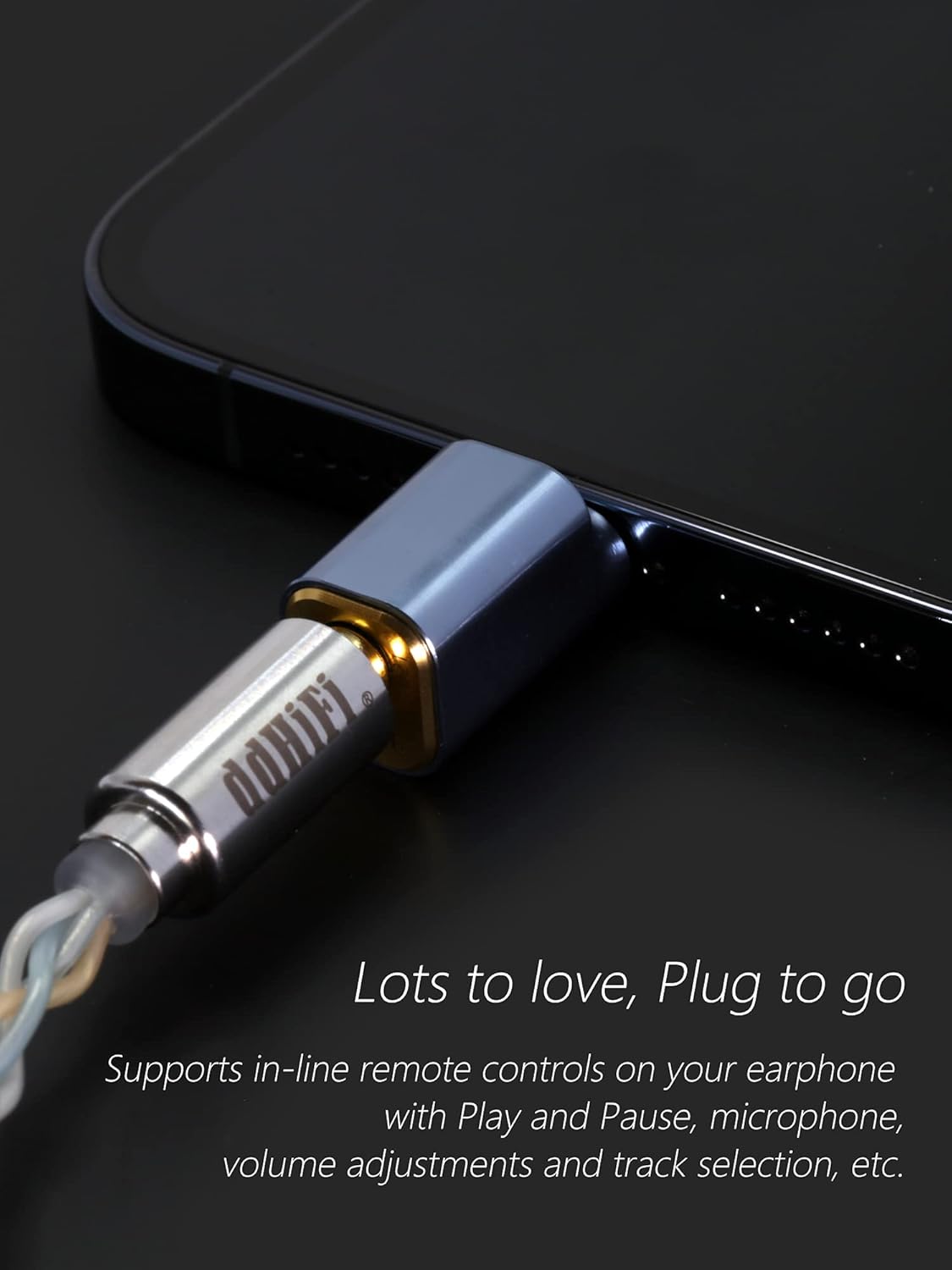 Linsoul DD HiFi TC35i 3.5mm Plug Adapter Stereo Converter for iPhone, iPad, iPod - Image 2