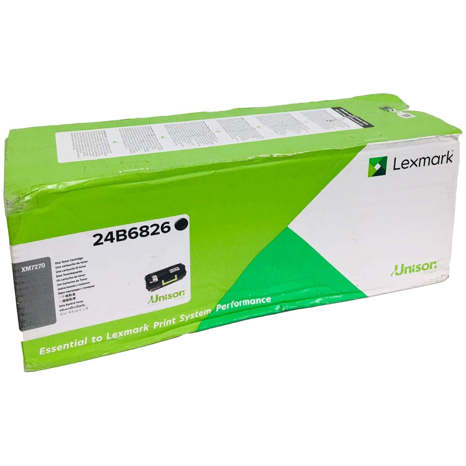 Lexmark Original Laser Toner Cartridge Box Return Program Black 1 Pack