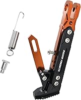 Vista 8 de Soporte de patas de motocicleta universal ajustable modificado CNC de aleación de aluminio, soporte de trípode ajustable, soporte lateral