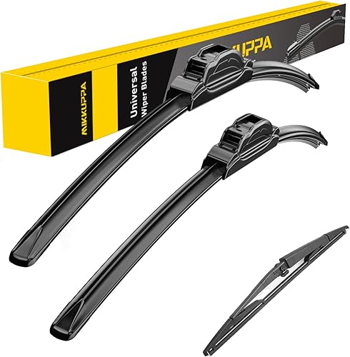 Vista 43 de MIKKUPPA Limpiaparabrisas de 26 pulgadas + 23 pulgadas + 12 pulgadas, repuesto para Mercedes-Benz 2013-2016 GL350 GL450, 2012-2015 ML350 ML550 ML63