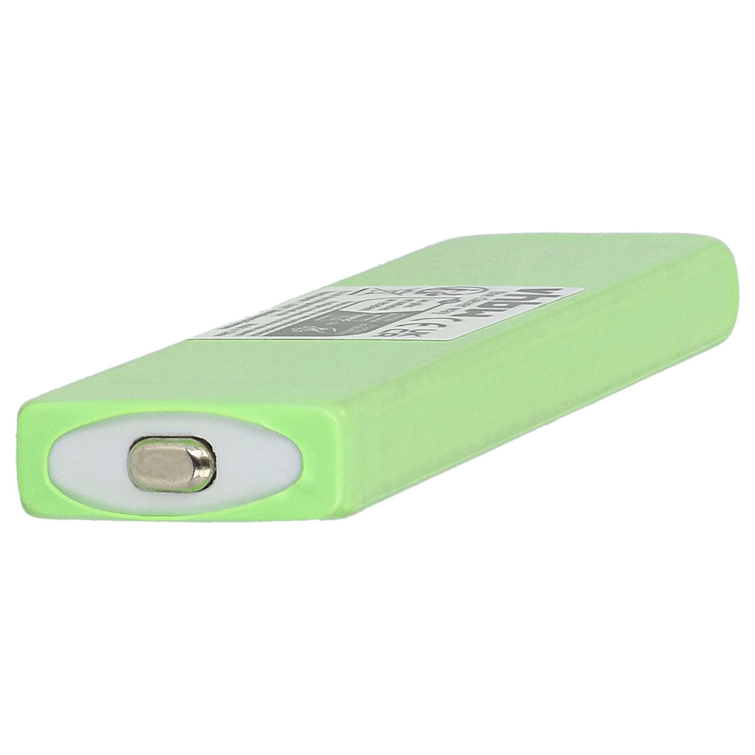 vhbw Ogniwo akumulatorowe kompatybilne z Sony NH-14WM, NW-MS11, NW-MS9 CD Player (1100 mAh, 1,2 V, NiMH), akumulatorem 7/5F6, Button Top