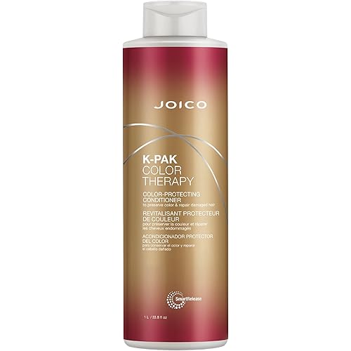 Joico K-PAK Color Therapy Color-Protecting Conditioner | For Color-Treated Hair | Boost Shine | Improve Elasticity | Repair Breakage | Rebuild Damaged Hair | With Keratin & Argan Oil