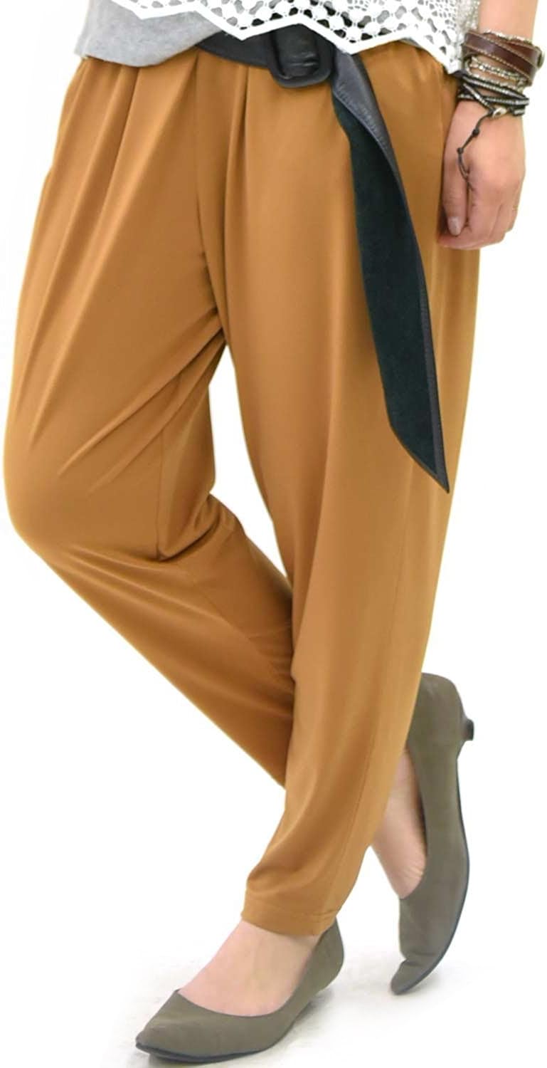 [アンドイット] ひんやりタッチ テーパード パンツ レディース ボトムス