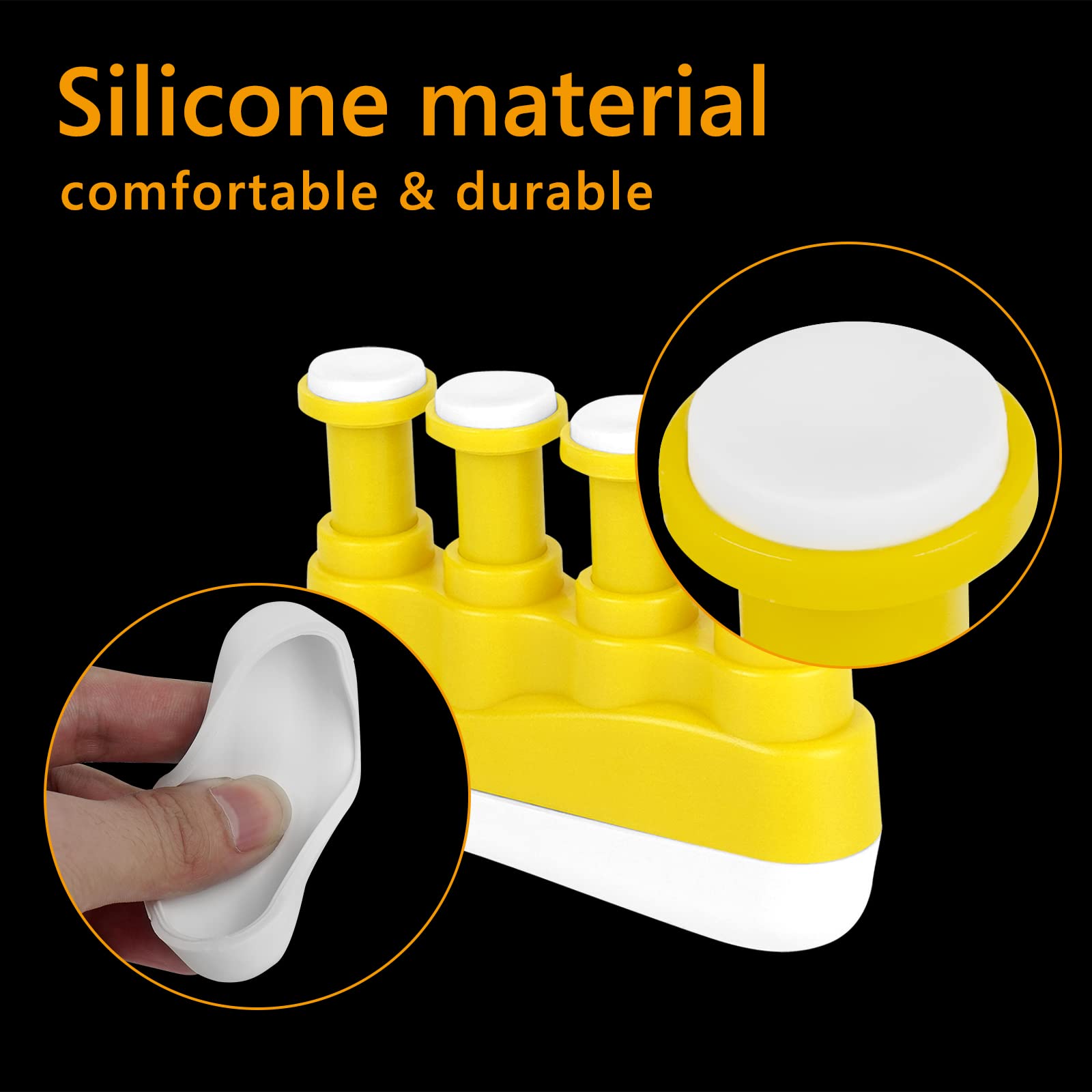 Musiin Finger Strengthener for Guitar Players Finger Resistance Training, Guitar Bass Finger Speed Training - Image 3