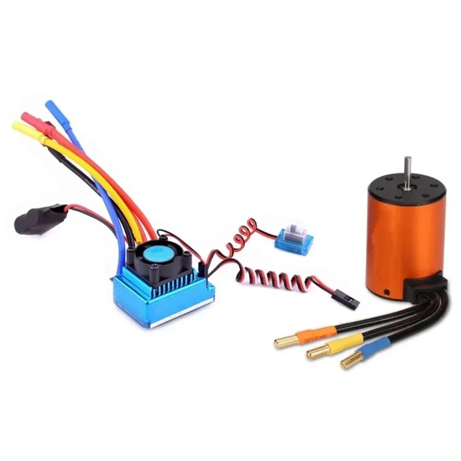 para Wltoys XKS 144001 1/14 1 Juego Motor Sin Escobillas ESC Receptor Control Remoto Brazo Dirección Metal Accesorio Coche RC Componentes Mejora RC