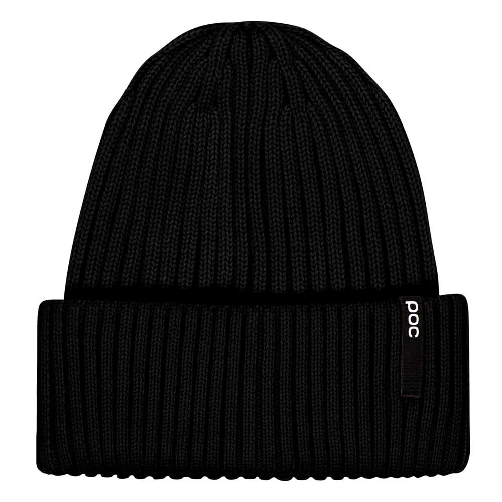 POC Beanie – warme Merino-Acryl Mütze mit 2x2-Rippenstrick & breitem Umschlag
