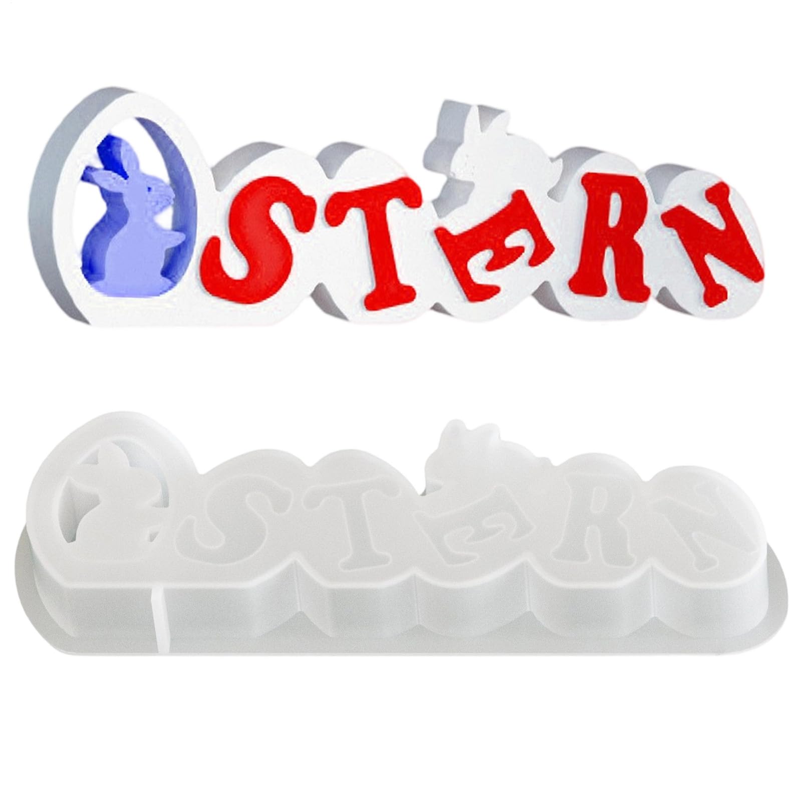 per Pasqua Forniture per Artigianato Flessibili Coniglio e | per Pasqua Silicone Utensili da Forno Adatti a Gesso Resina Epossidica Decor Casa Favori Feste