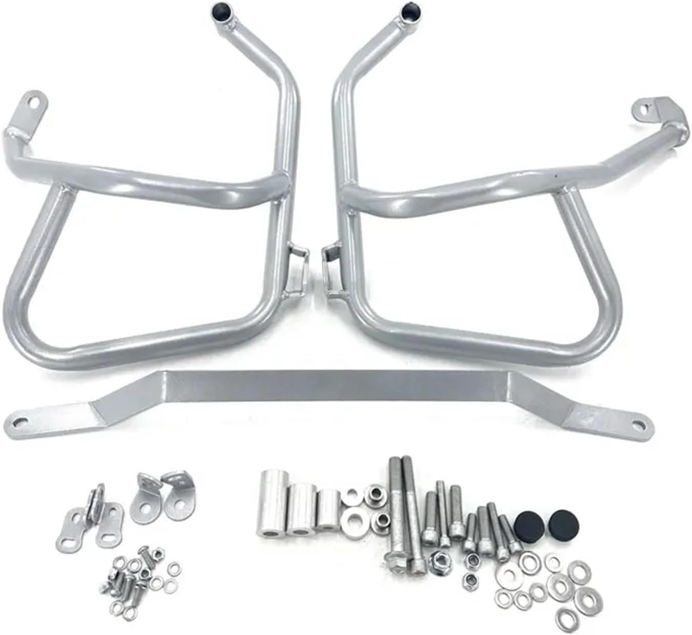 Fit for Ducati Multistrada V4 V4S 2020 2021 2022 2023 2024 Motorcycle Engine Guard Crash Bar Bumper Frame Protector MTS(Black-Lower Only)