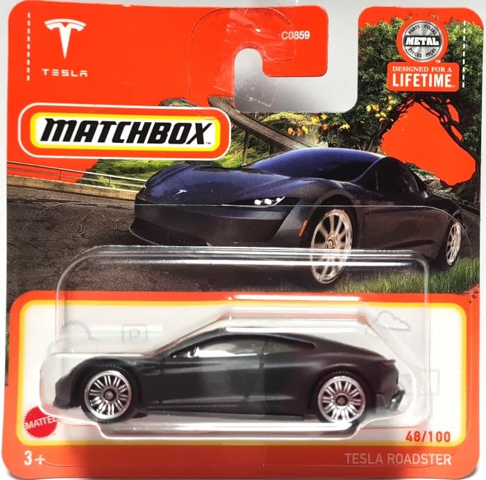 Matchbox Tesla Roadster 4/100 (rosso - Foto 8