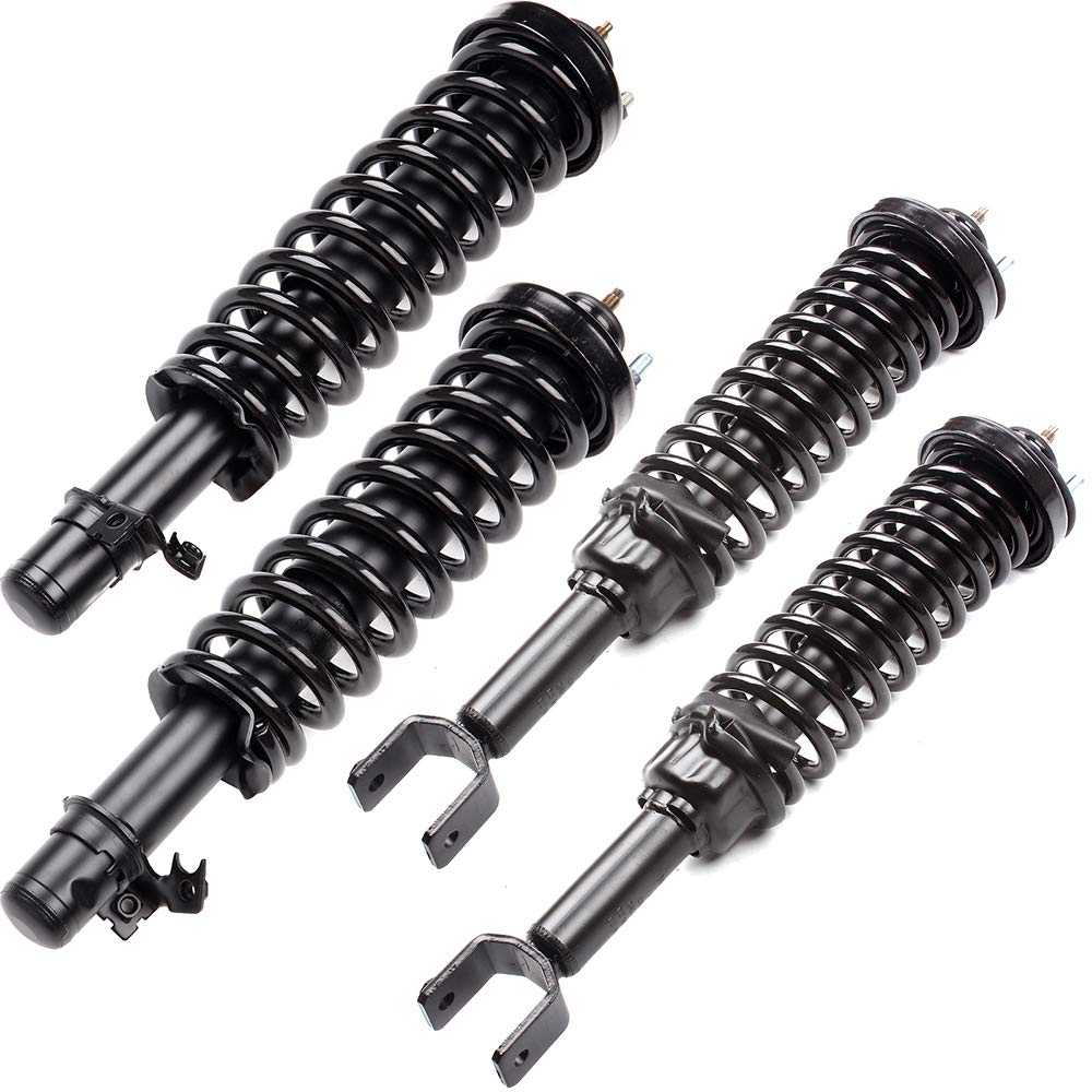 ECCPP Complete Struts Spring Assembly Front Rear Struts Shock Absorber Fit for 1992 1993 1994 1995 for Honda Civic Set of 4