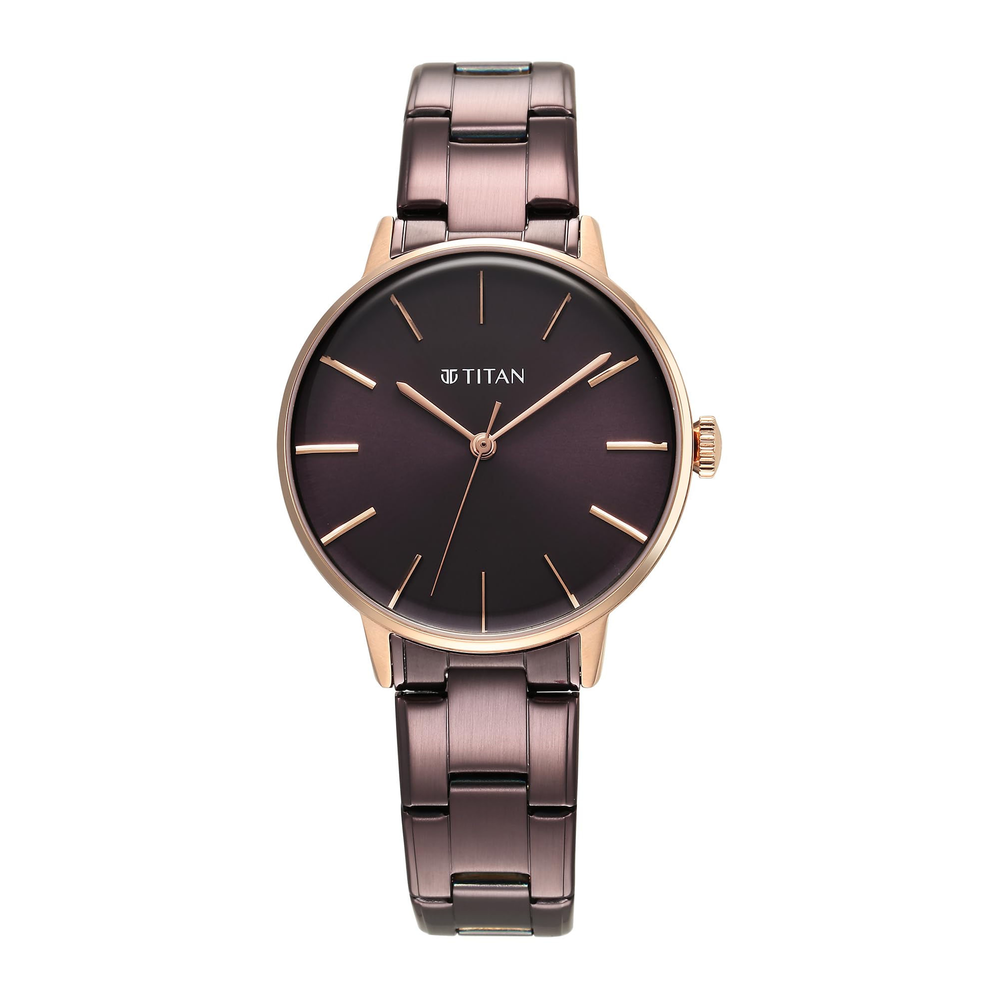 Titan TGIF Quartz Analog Brown Dial Purple Stainless Steel Strap Watch for Women-NS95248KM01 (B0CCS61RBW) Amazon Price History, Amazon Price Tracker